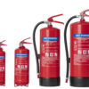 Dry Chemical  Extinguisher Discharge